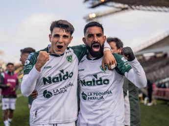 Julián Mavilla anotó un golazo para la victoria de Sarmiento ante Aldovisi