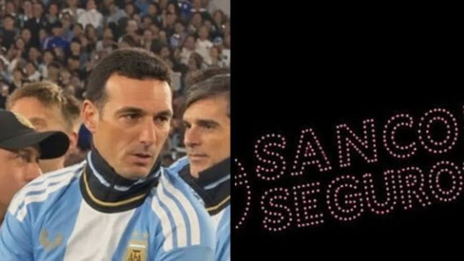 Salió a la luz la reacción de Scaloni al polémico show de drones en la despedida de Messi: “¿Es en serio?”