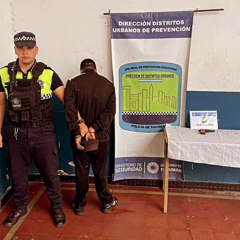 Personal de la División Cabinas de Vigilancia intervino tras el intento de robo y aprehendió al sospechoso.