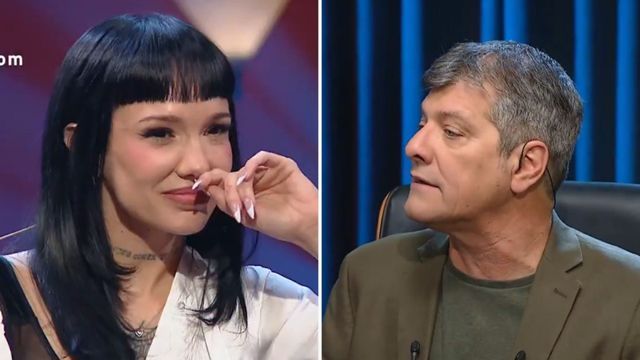 La Joaqui y Mario Pergolini.