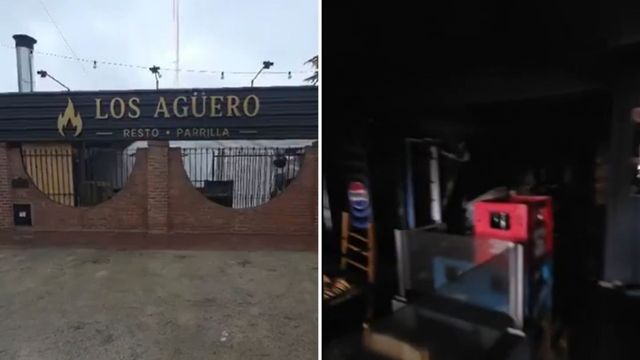 Se incendió Los Agüero, la parrilla de Marcelo Agüero, exvocalista de Los Leales.