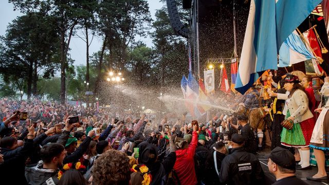 La Fiesta de la Cerveza en Villa General Belgrano,  siempre convocante. 
