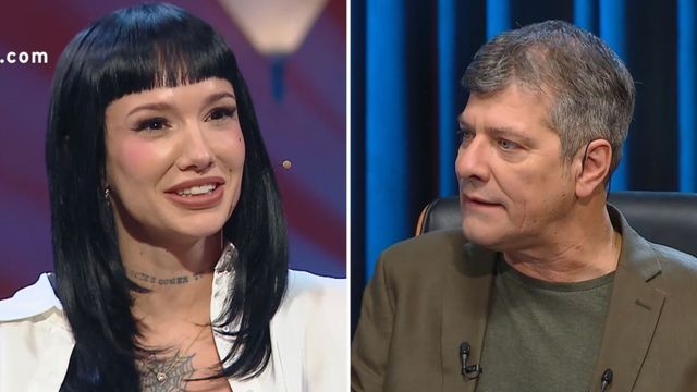 La Joaqui y Mario Pergolini.