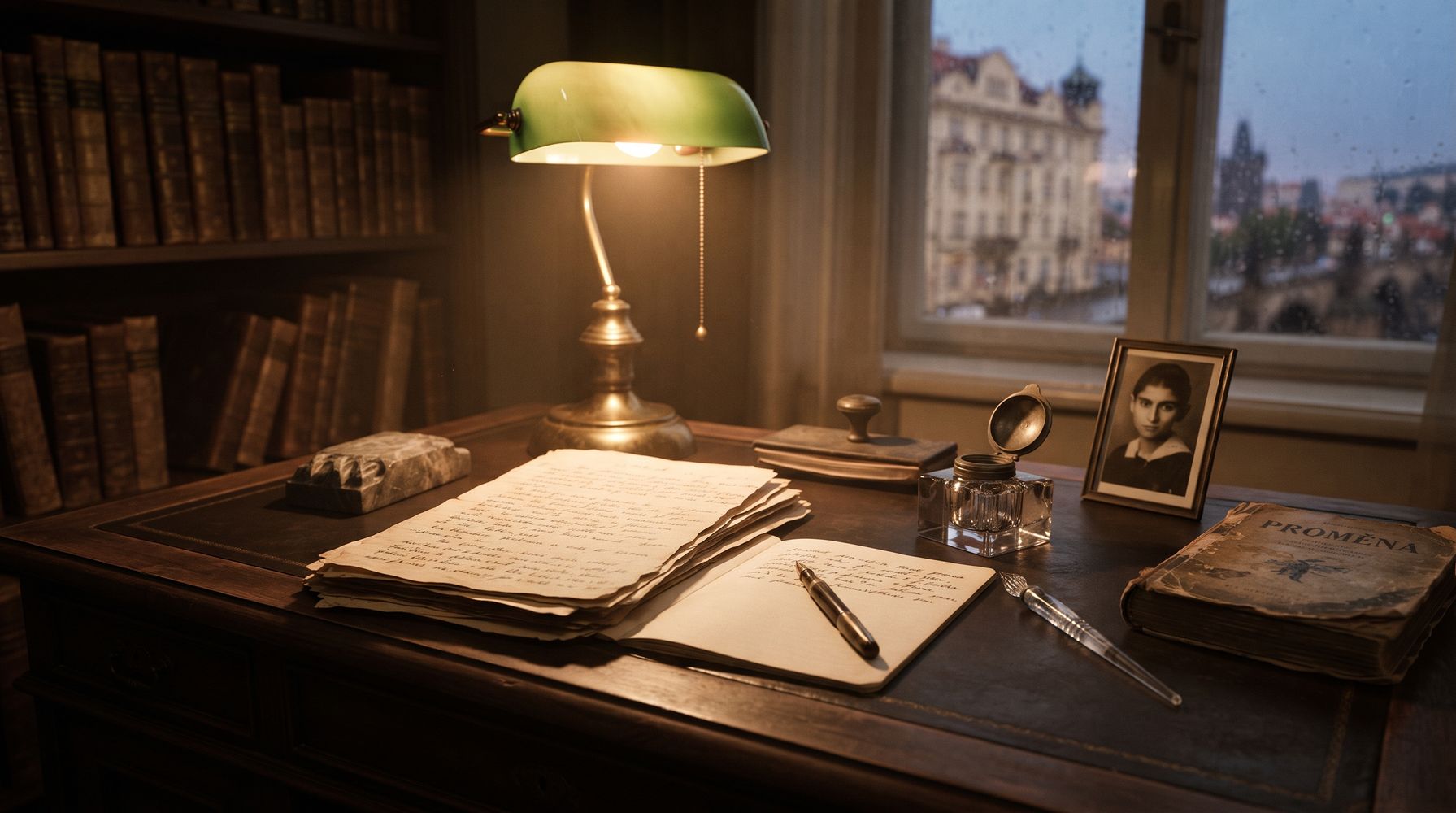 La conmovedora reflexión de Franz Kafka, escritor: “La fortuna es comprender que el suelo sobre el que te encuentras no puede ser más grande que los dos pies que lo cubren"