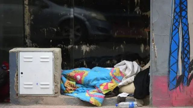 Personas en situación de calle en Córdoba.