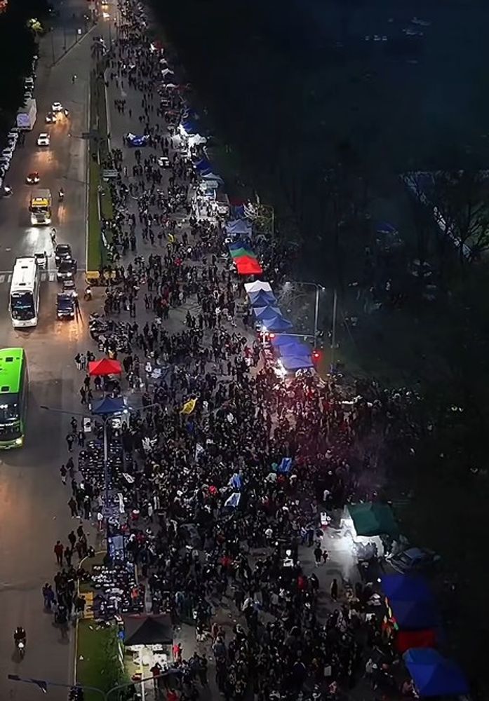 Desde el viernes, las calles del centro tucumano se llenaron de fanáticos llegados de distintas provincias.