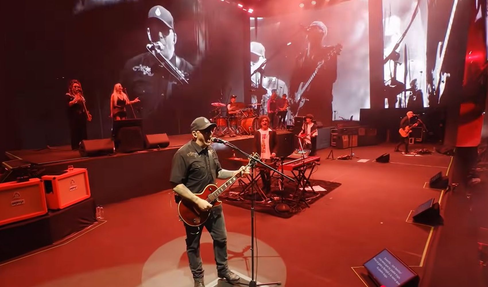Fue el segundo show del grupo desde la muerte del Indio Solari, el 5 de junio.