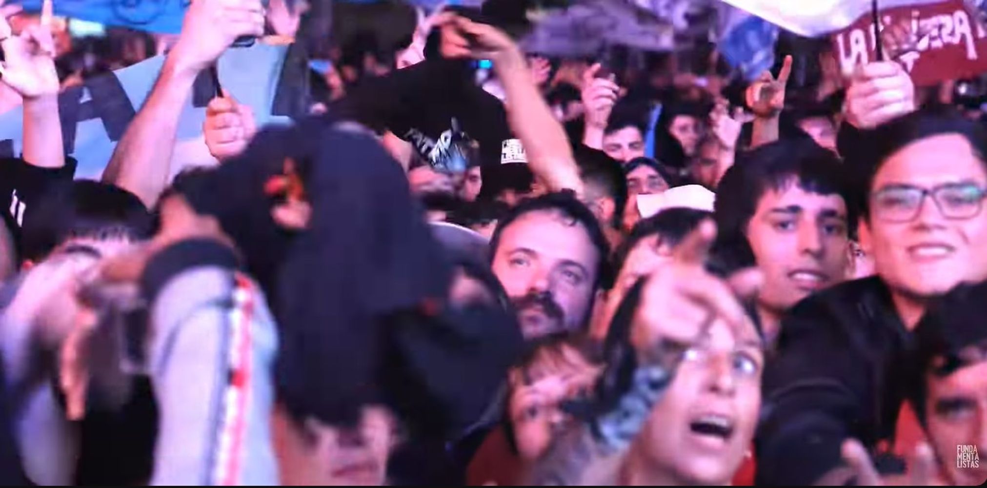 Los seguidores de Los Fundamentalistas llegaron a Tucumán desde distintos puntos del país.