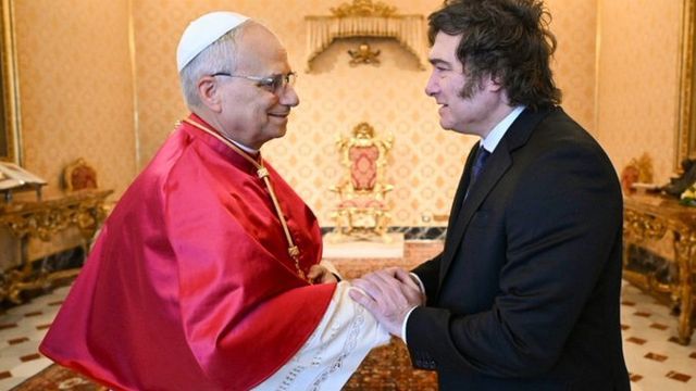 Javier Milei y el mensaje a León XIV.