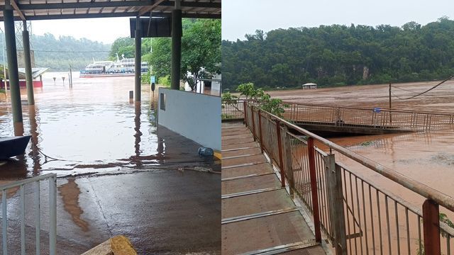 La Policía de Misiones releva zonas inundables y mantiene los controles preventivos ante las intensas lluvias.