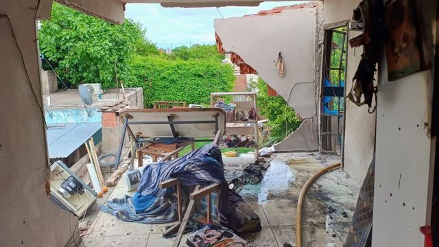 Explosión en barrio Cabildo de la ciudad de Córdoba.