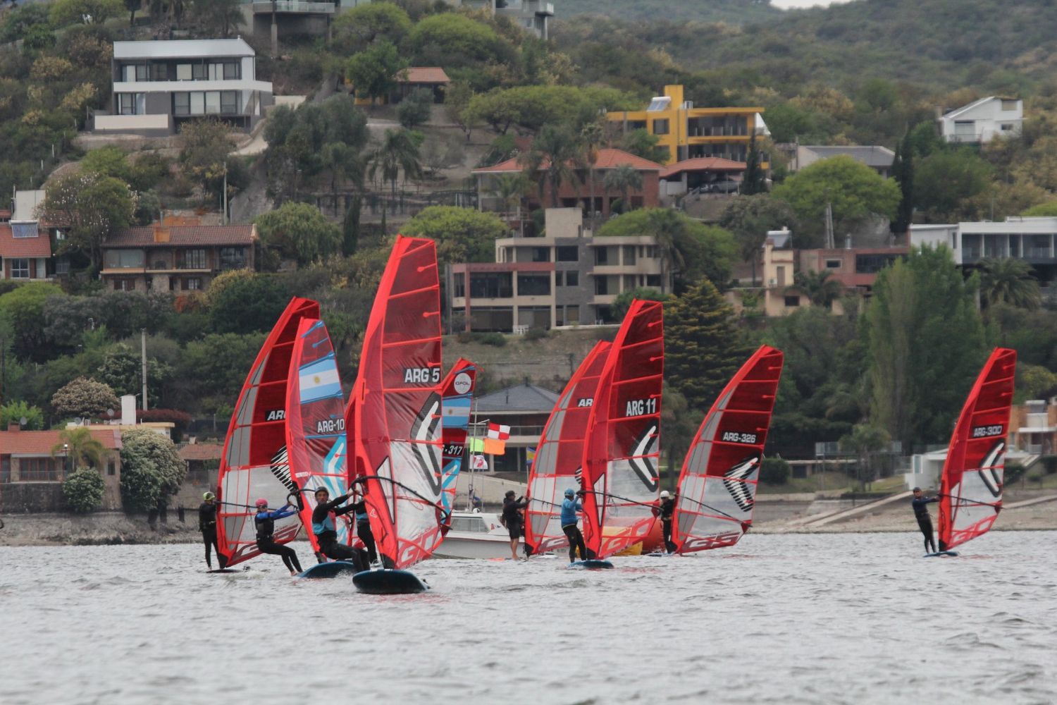 Los eventos deportivos convocaron a miles de turistas en Villa Carlos Paz.