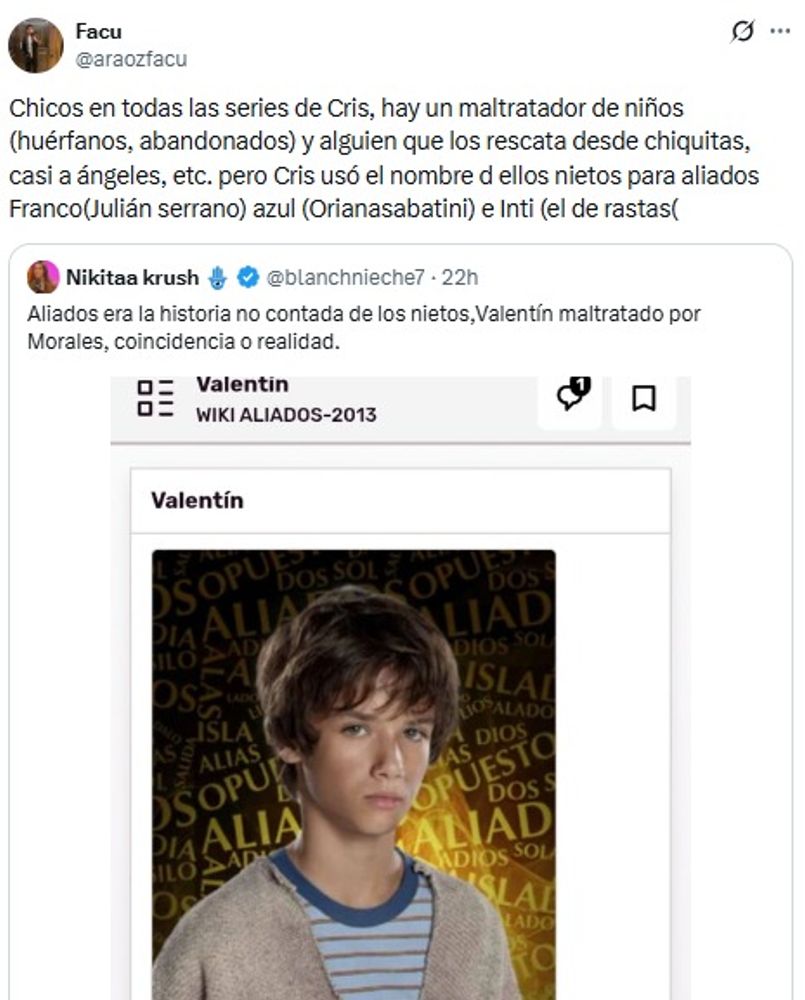 Las comparaciones entre las ficciones y el caso familiar surgieron en redes sociales, pero no prueban una conexión directa.