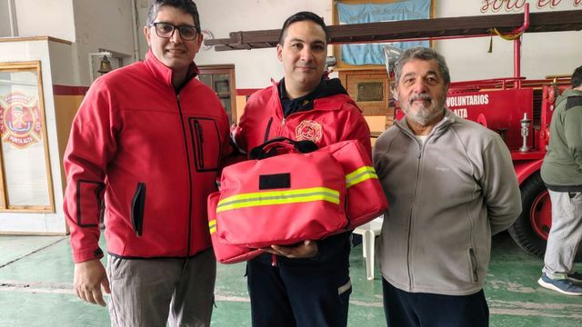 Bomberos de Punta Alta recibieron una importante donación
