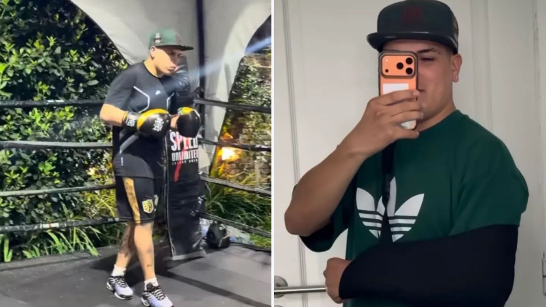 Thiago Medina sufrió un accidente mientras practicaba boxeo.