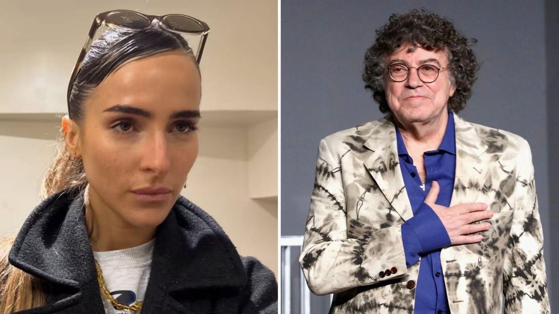 Ámbar, la hija de Juana Viale, recordó a Piero, su abuelo.