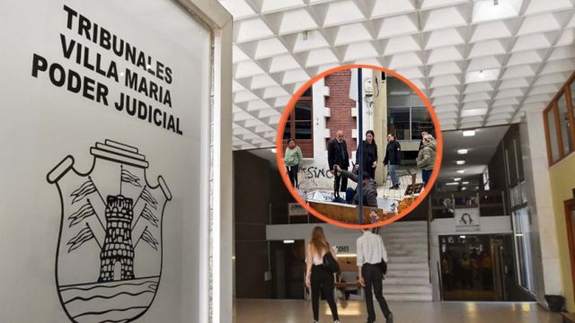 El video del expolicía encadenado dentro de un ataúd en Villa María.