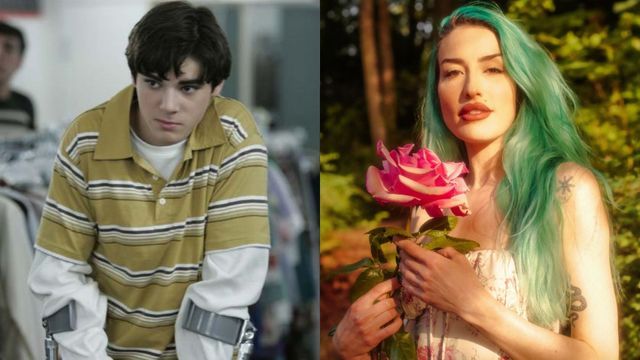 RJ Mitte y Saint Sasha.