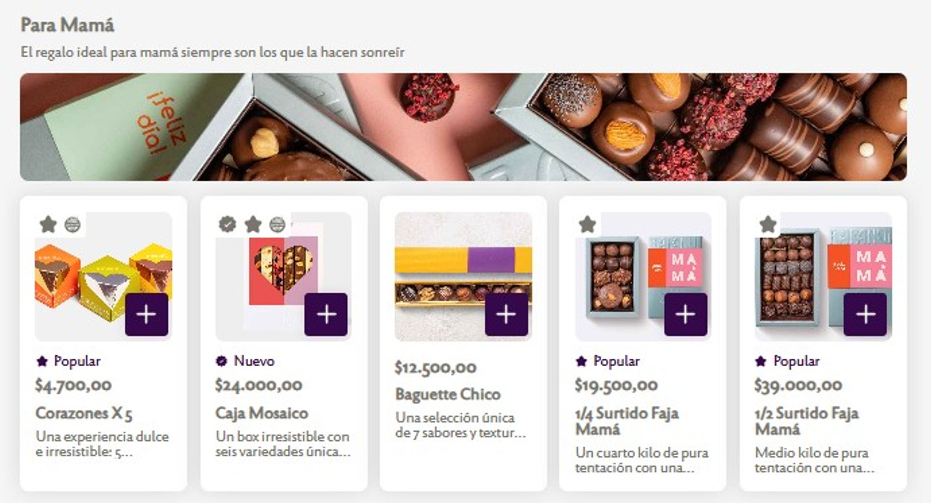 Día de la Madre 2026: cuánto cuestan los chocolates y bombones de Rapanui y qué trae cada caja para regalar