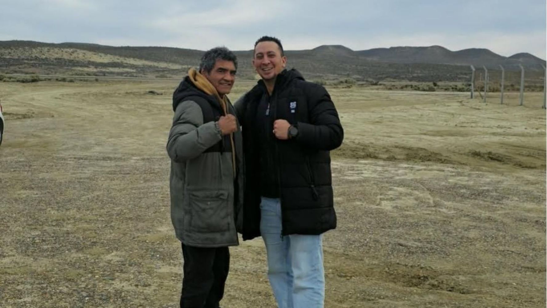 "Roña" Castro y Jonathan de Primio.