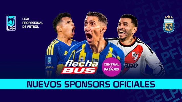 Flecha Bus se convirtió en sponsor oficial de la Liga Profesional de Fútbol.


