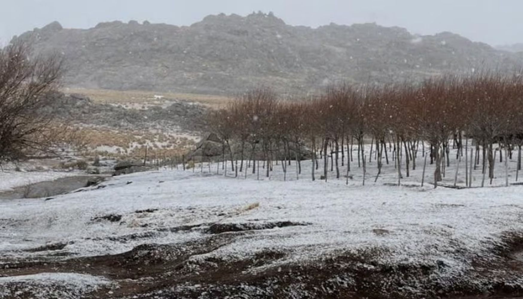 Nieve en Córdoba.