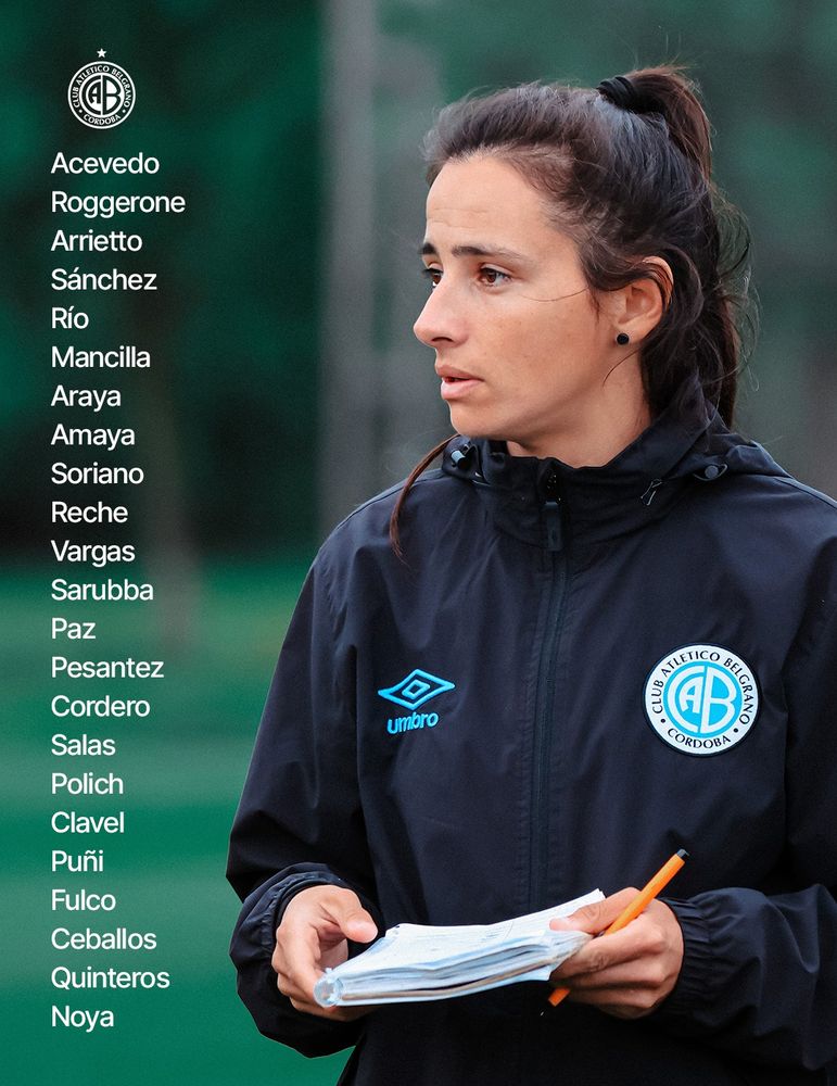 Las convocadas para el partido de este jueves.