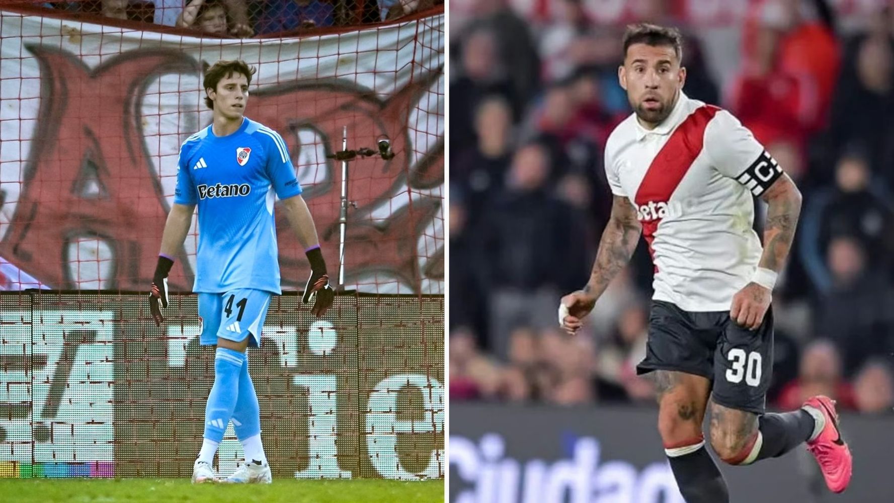 Santiago Beltrán y Nicolás Otamendi.