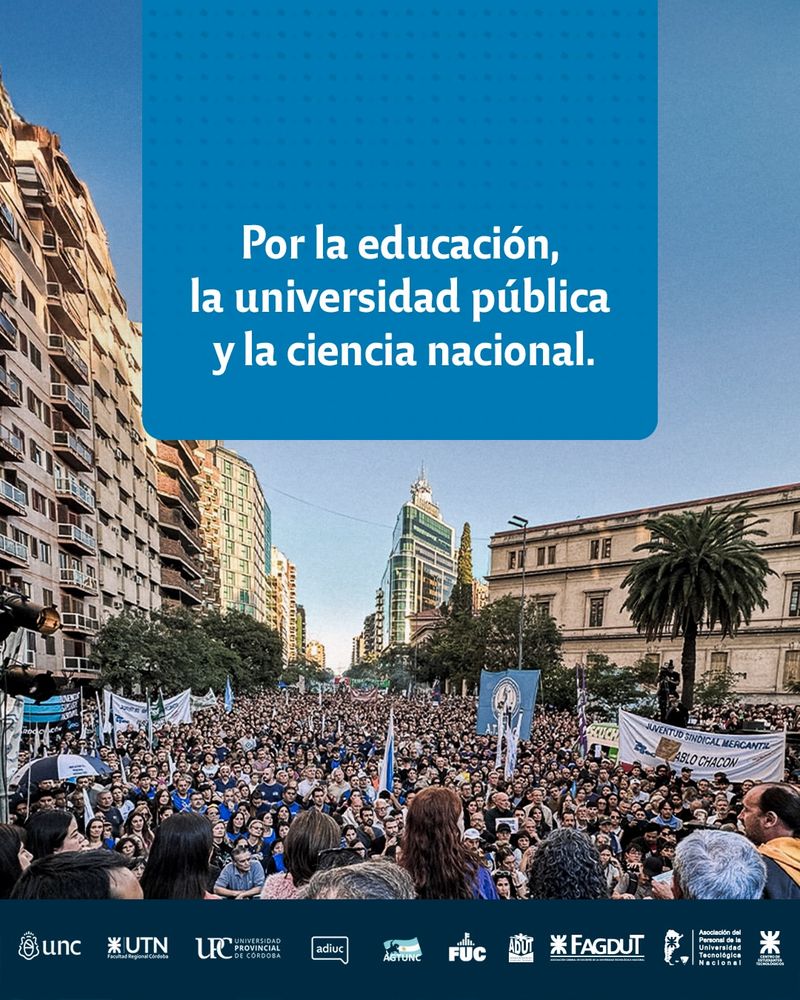 Marcha Federal Universitaria en Córdoba.