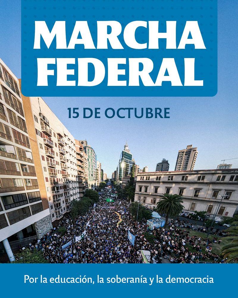 Marcha Federal Universitaria en Córdoba.