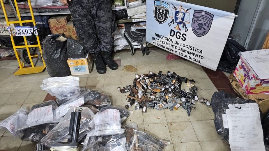Destruyen más de 400 armas secuestradas en Bahía Blanca