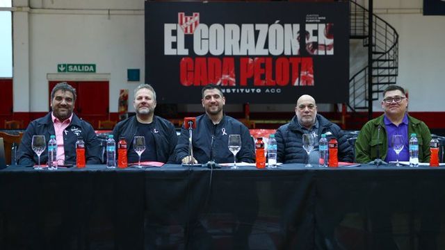 Juan Manuel Cavagliatto, presidente de Instituto. La localía en octavos de final y la ilusión por el "coso".