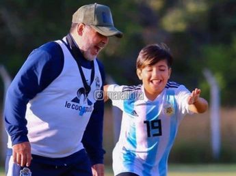 El impactante descargo de Benjamín Agüero, hijo del Kun, en medio de la polémica por el juicio de Diego Maradona, su abuelo: “Gente mala leche”
