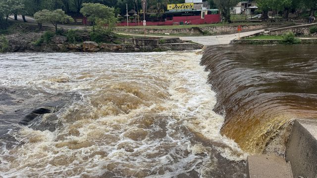 Crecientes en Carlos Paz