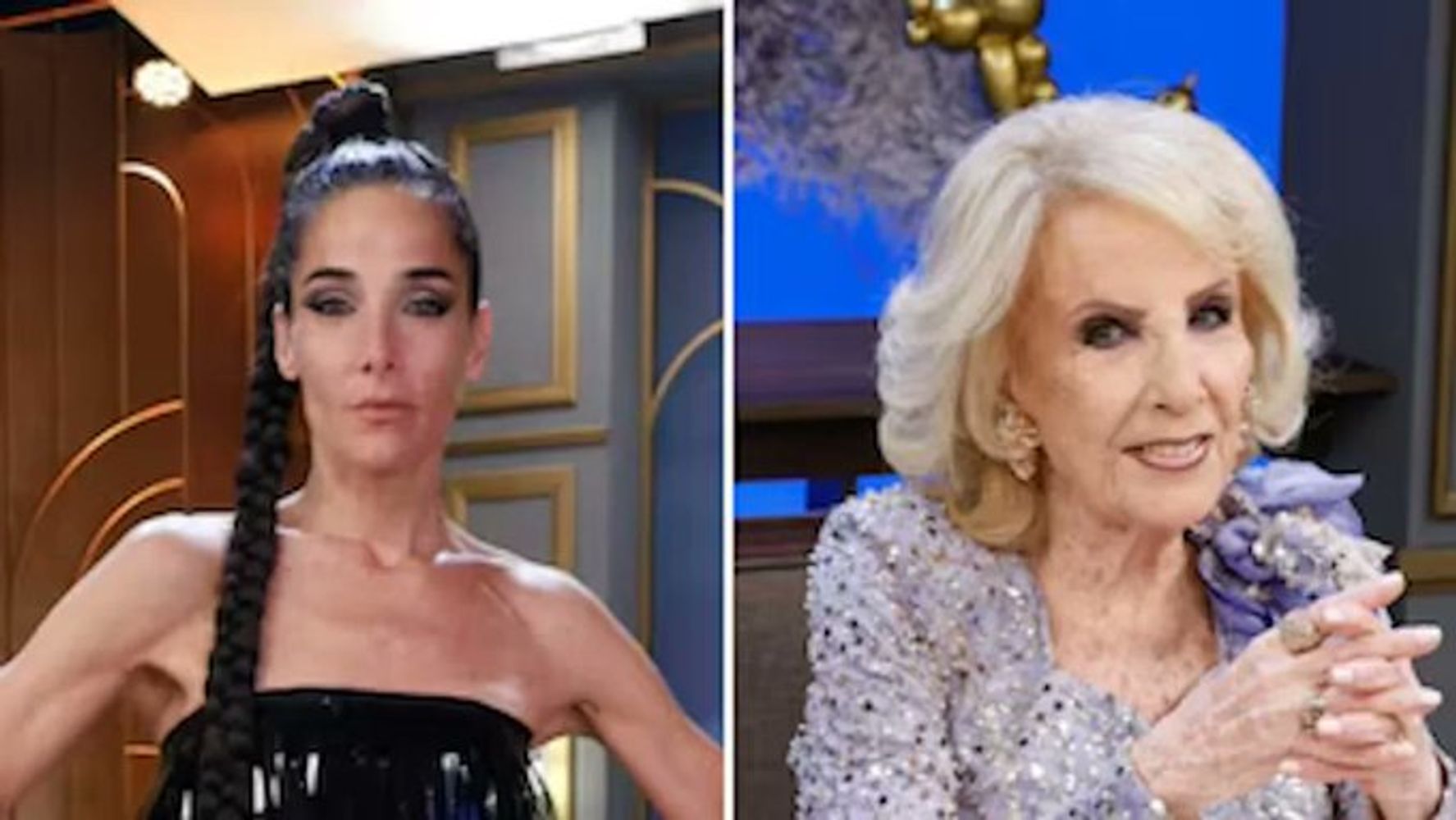 Juana Viale y su abuela Mirtha Legrand.