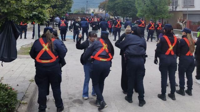 Controles en el recital de La Renga en Cosquín.