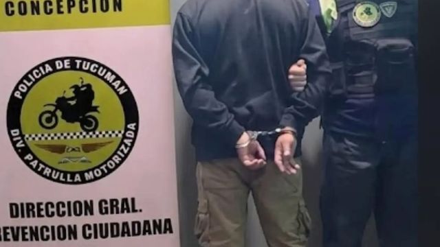 El hombre, de 26 años, quedó aprehendido en la Comisaría de Concepción.
