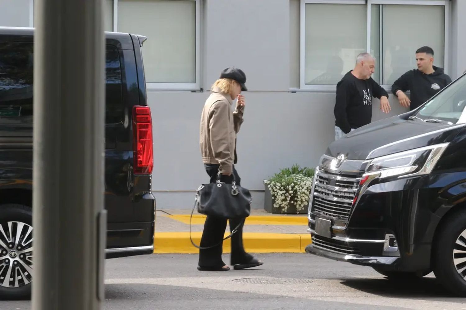 Jimin de BTS en Ezeiza, Argentina.