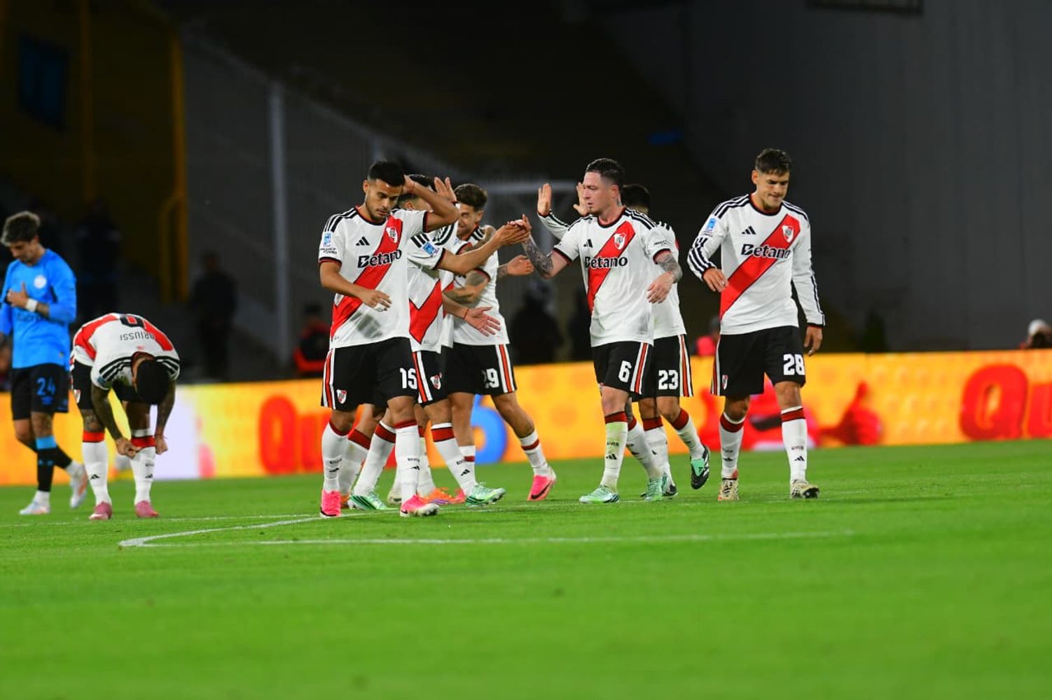 River goleó a Belgrano.