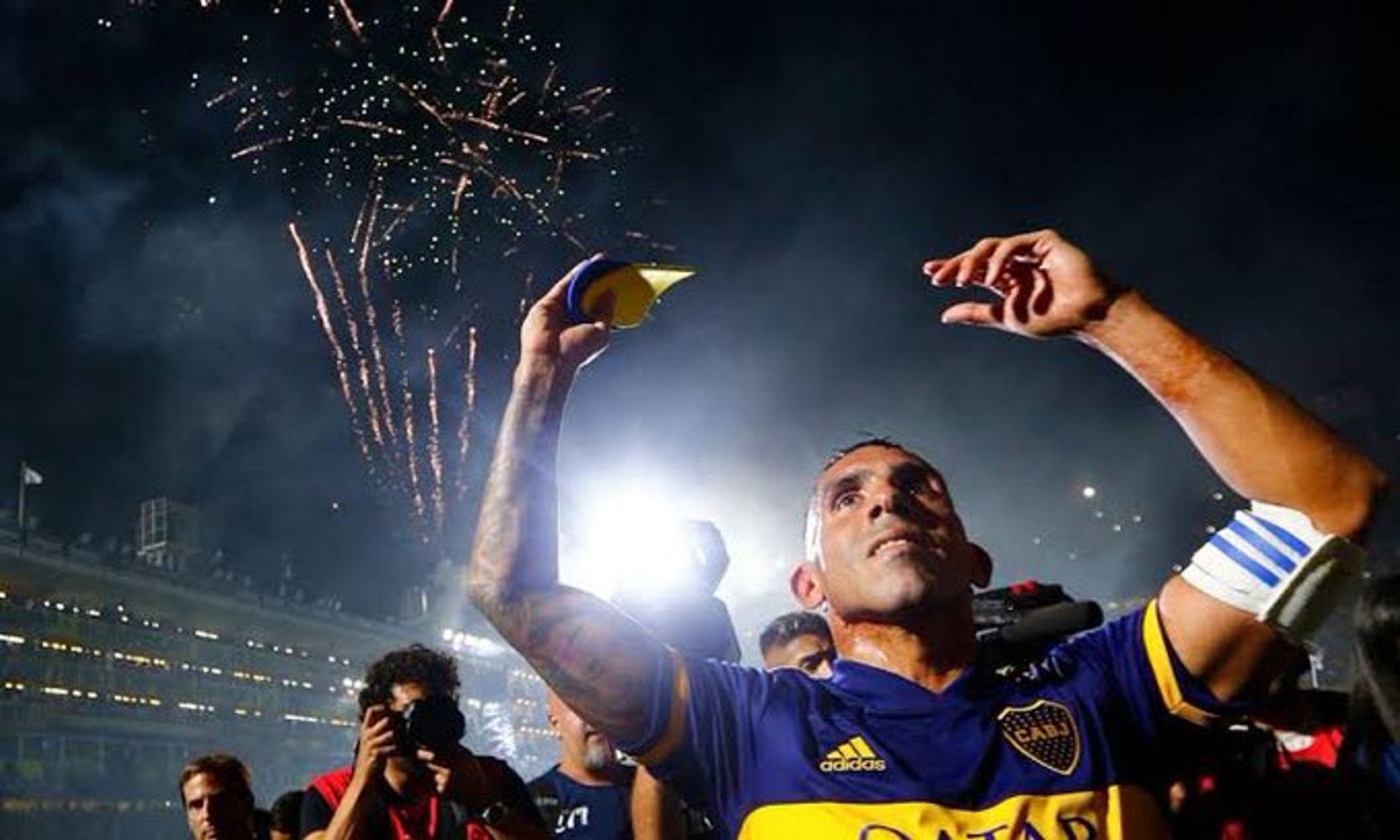 Carlos Tevez y su despedida en la Bombonera.