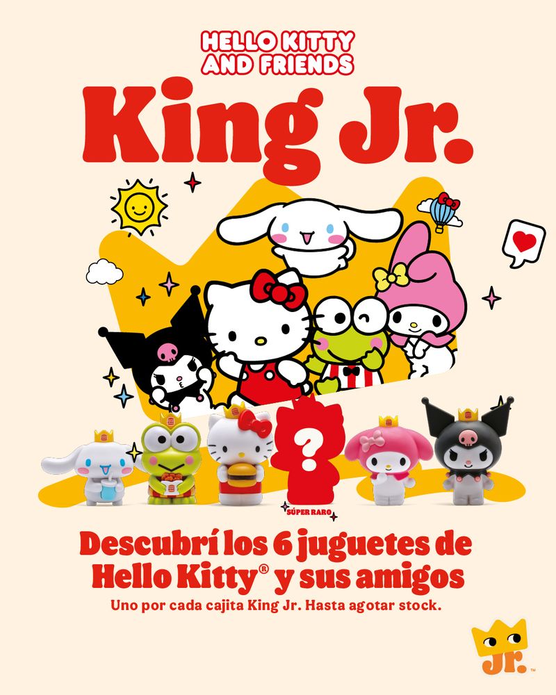 Burger King lanzó juguetes de Hello Kitty: cuáles son los modelos de la colección y cuánto cuesta cada cajita