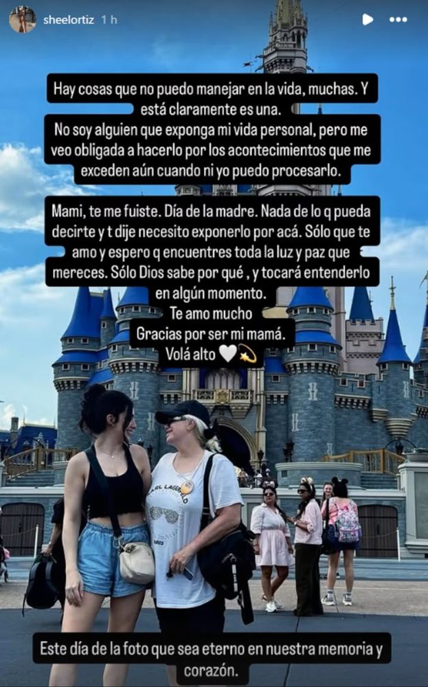 La despedia de la hija de Marcela Ortíz