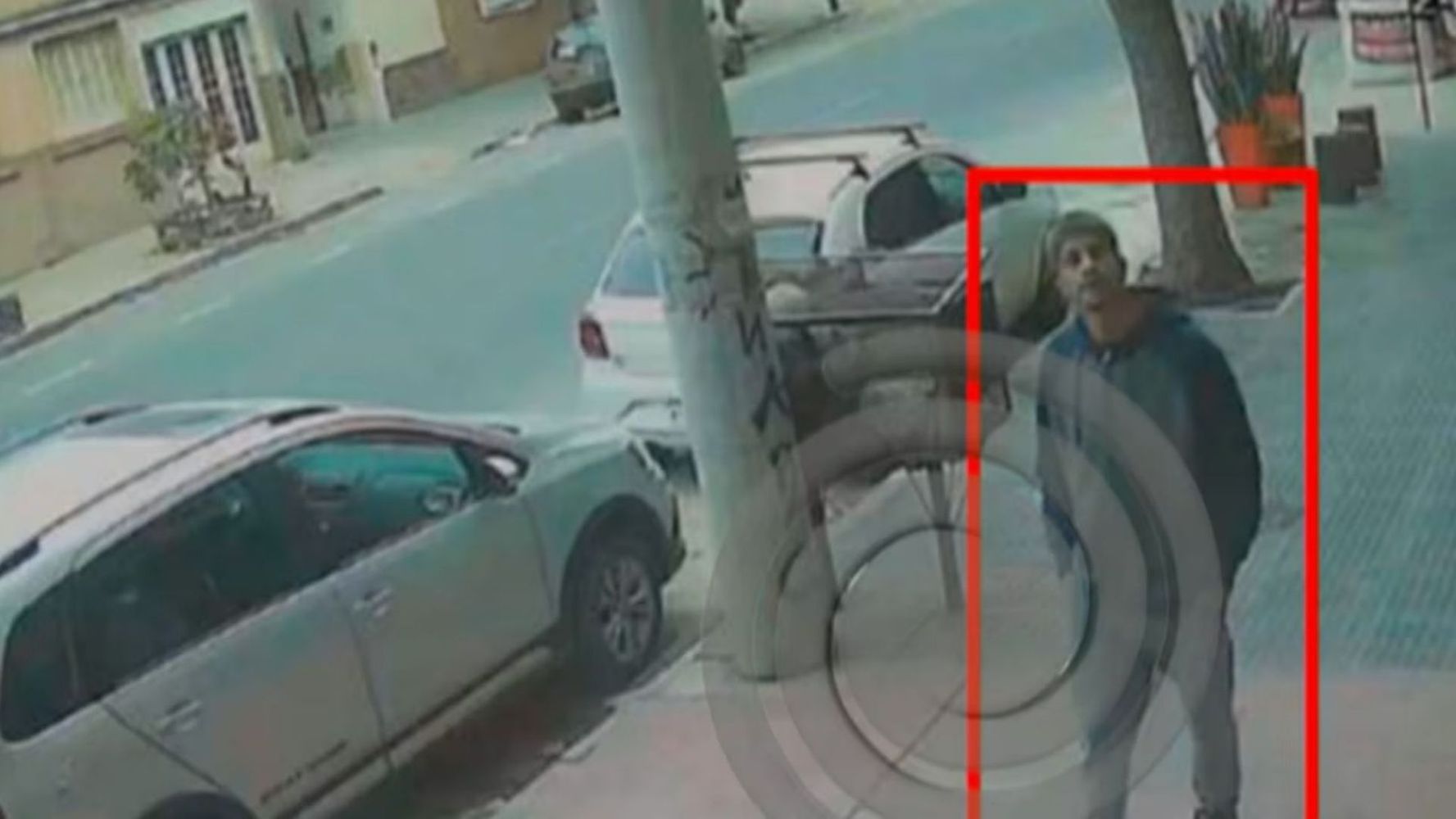 Barrelier fue captado por las cámaras de la zona.