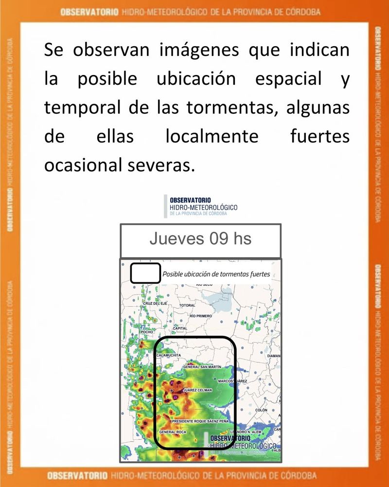 El informe del OHMC con las precipitaciones para Córdoba.