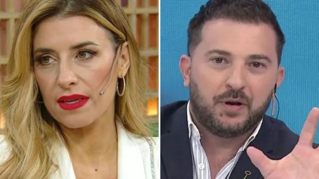 El cruce entre Mariana Brey y Diego Brancatelli en vivo