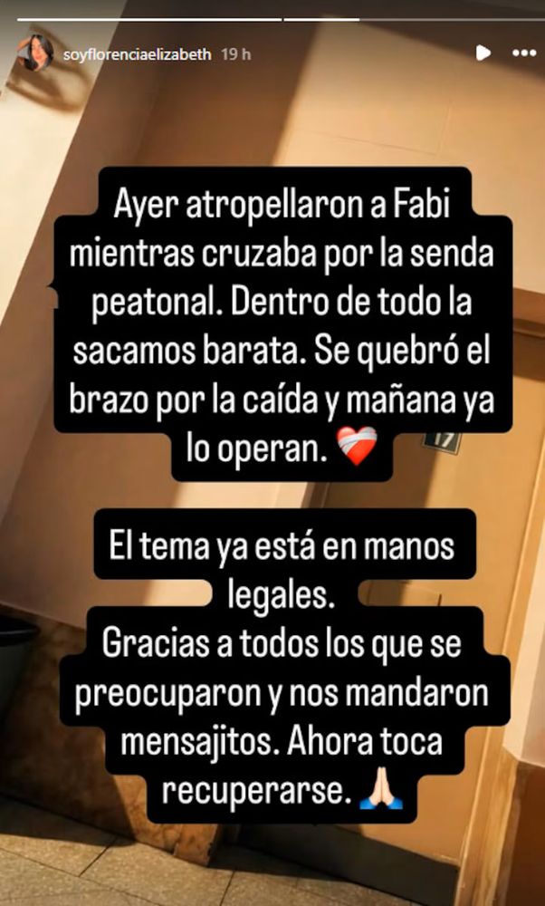Cómo se encuentra Fabián Gianola tras el accidente