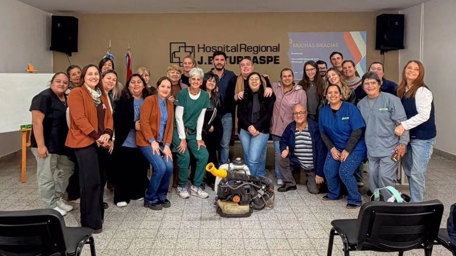 Equipos Municipales de Ambiente, Salud y Prevención se capacitaron en el Hospital Iturraspe de San Francisco