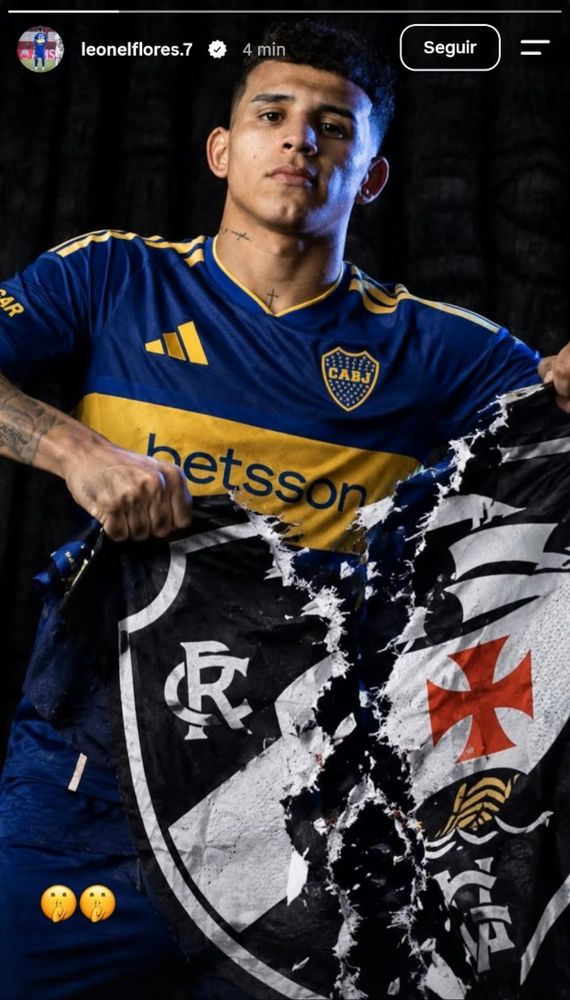 El cruce entre los futbolistas de Boca y Vasco da Gama