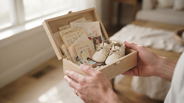 Por qué algunos padres guardan recuerdos de sus hijos.