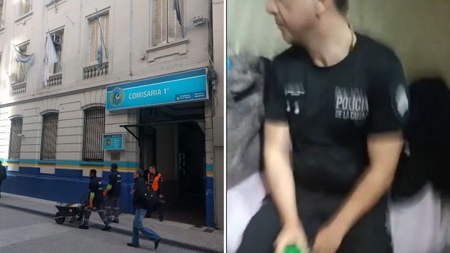 Detenidos se amotinaron y tomaron de rehén a un policía en una comisaría porteña: los videos desde adentro del lugar